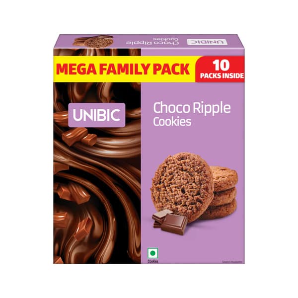 Unibic Choco Ripple Cookies 10X60G