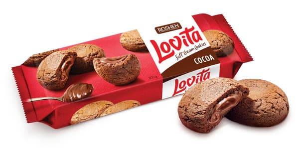 Roshem Lovita Soft Cream Cookies Cocoa 127G
