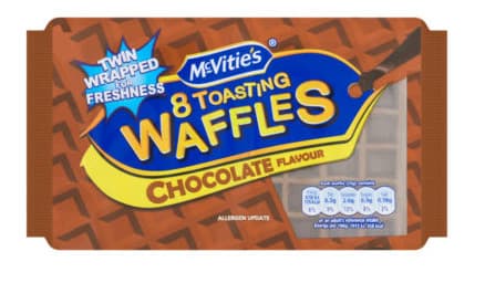 McvitiePcs Chocolate Toasting Waffles 8Pcs 200G