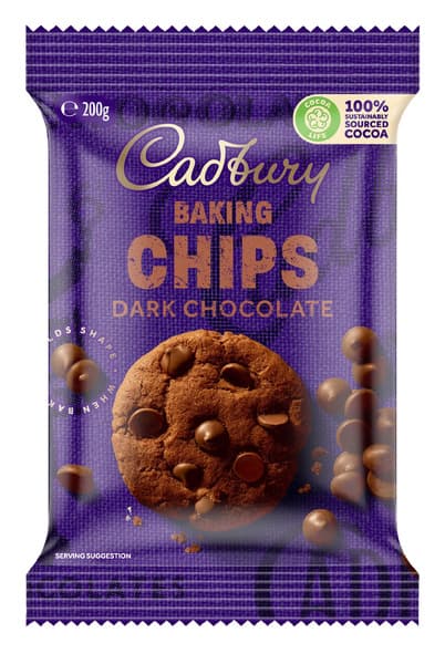 Cadbury Baking Chips Dark Chocolate 200G