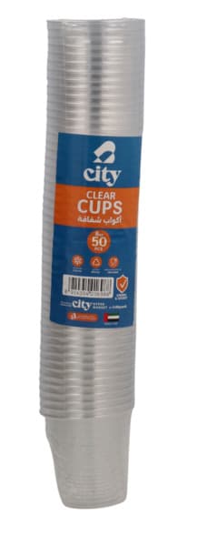 City Clear Cups 50X236.5Ml
