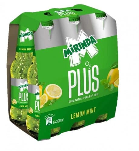 Mirinda Plus Lemon Mint 6X300Ml