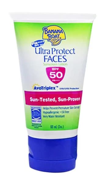Banana Boat Ultraprotect Faces Spf50 Sunscreen Lotion 60Ml