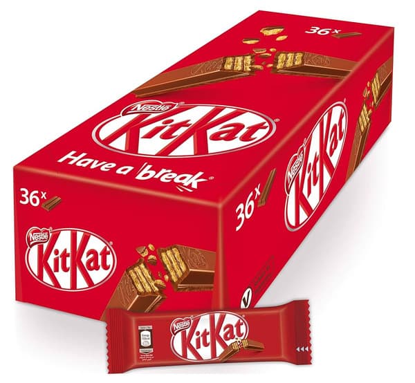 Nestle Kitkat 2 Finger Chocolate 36X20.5G
