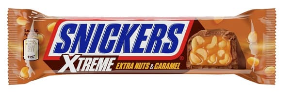 Snickers Xtreme Extra Nuts & Caramel Chocolate Bar 42G