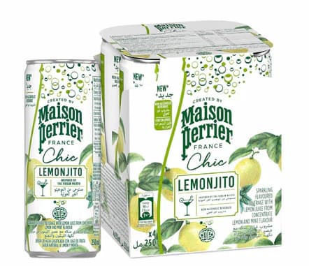 Maison Perrier France Chic Lemonjito Sparkling Beverage 4X250Ml