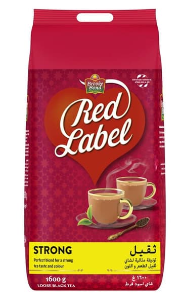 Brooke Band Red Label Loose Strong Black Tea 1600G