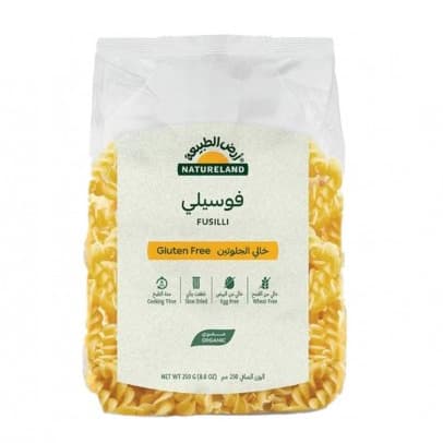 Natureland Gluten Free Fusilli Pasta 250G