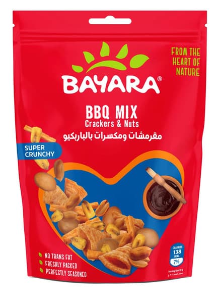 Bayara Snacks Crackers & Nuts BBQ Mix