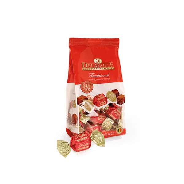 Delafaille Traditional Cocoa Dusted Truffles 150G