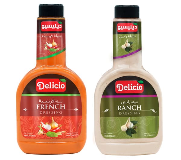 Delicio Assorted Dressing 2X532Ml