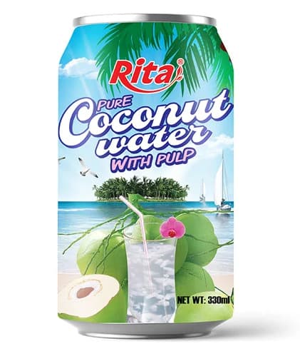 Rita Coconut Water With Pulp 330Ml
