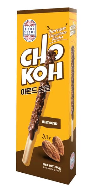Good Seoul Jumbo Chocolate Almond Sticks 54G