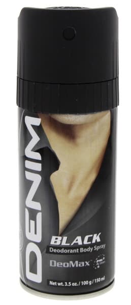 Denim Black Body Deodorant Spray