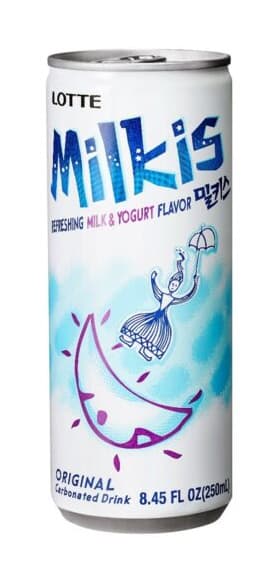 Lotte Milkis Original Soda Drink 250Ml