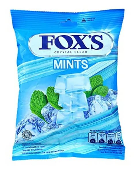 Fox's Crystal Clear Mint Flavored Candy 90G