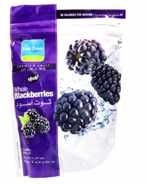 Food Choice Moov Premium Frozen Whole Blackberries 300G