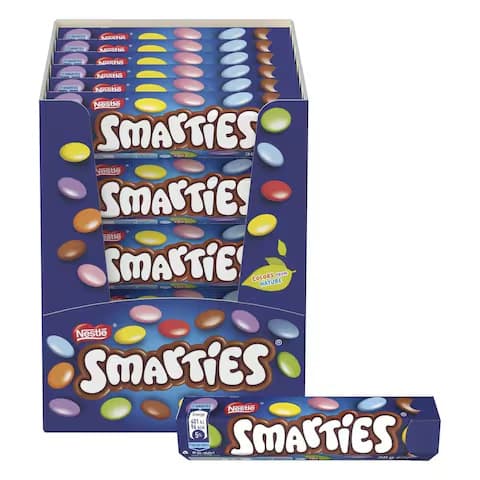 Nestle Smarties Chocolate Hexatube