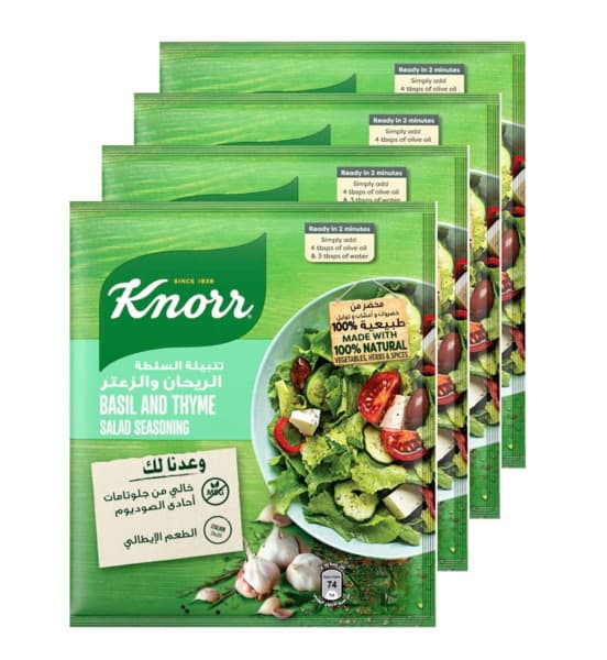 Knorr Basil & Thyme Salad Seasoning Sachet 10G