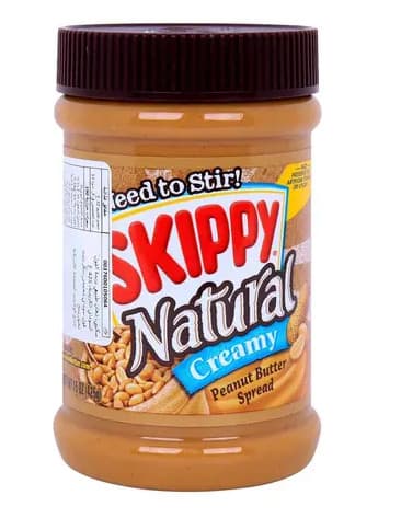 Skippy Peanut Butter Spread Natural Creamy 425G