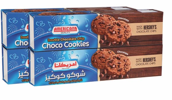 Americana Double Chocolate Chips Made With Hershey's Chocolate Chips 4X100G