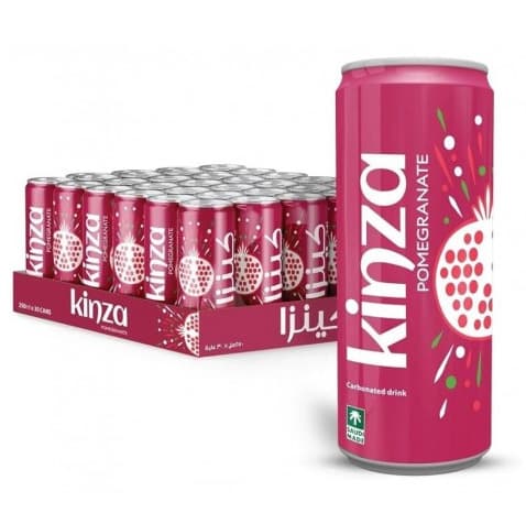 Kinza Pomegranate Carbonated Drink 30X250Ml