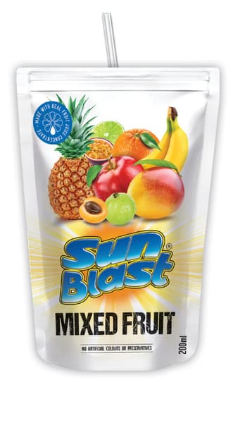 Sun Blast Mixed Fruit Juice Drink 200Ml