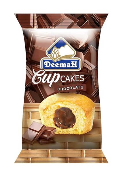 Deemah Cup Cake With Chocolate Cream Filling 27G