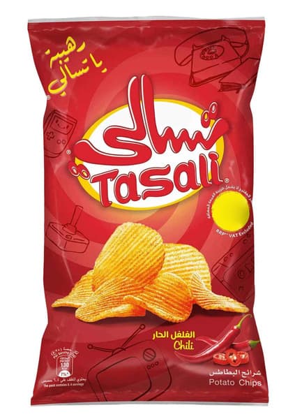 Tasali Chili Flavor Potato Chips 155G