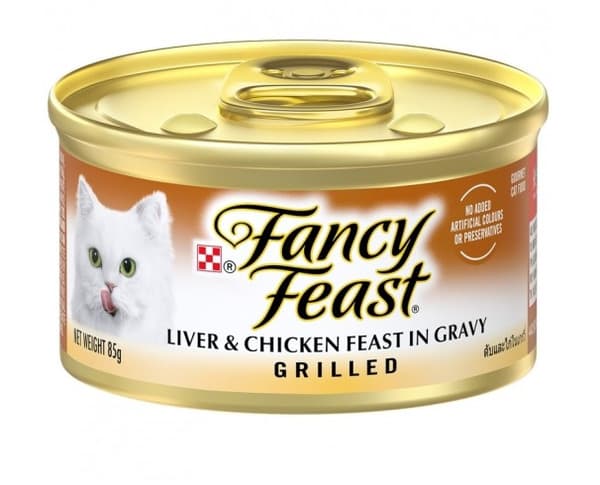 Purina Fancy Feast Grilled Liver & Chicken Cat Food 85G