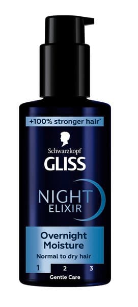 Schwarzkopf Gliss Night Elixir Overnight Moisture 100Ml
