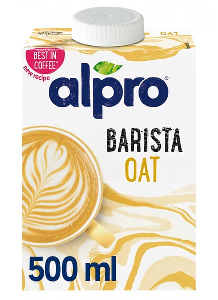 Alpro Plant-Based Barista Oat Fabulously Foamable Soya Drink 500Ml