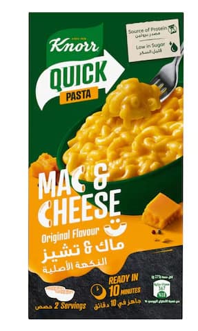 Knorr Quick Pasta Original Flavour Mac & Cheese 212G