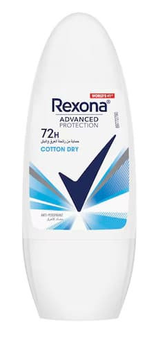 Rexona Advanced Protection 72H Cotton Dry Women Roll-On Deodorant 50Ml