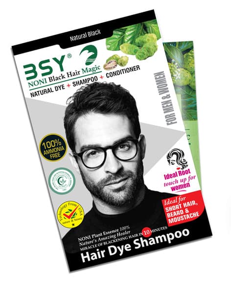 BSY Noni Black Magic Hair Dye Shampoo 12 ml