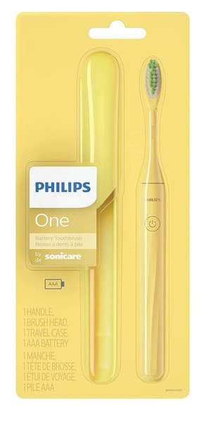 Philips One Battery Yellow Toothbrush