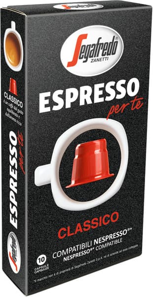 Segafredo Classico Per Te Coffee Capsules 10X51G