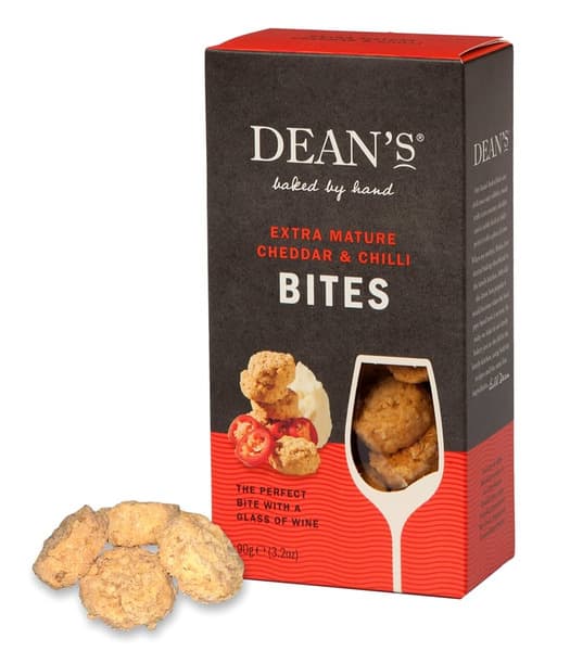 Dean's Extra Mature Cheddar & Chilli Bites 100G
