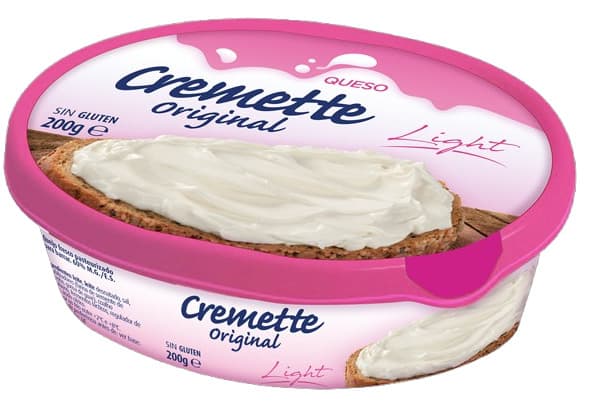 Queso Cremette Spanish Cream Cheese Original Light 200G