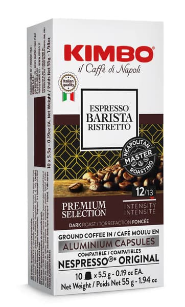 Kimbo Espresso Barista Ristretto Coffee Capsules 10Pcs