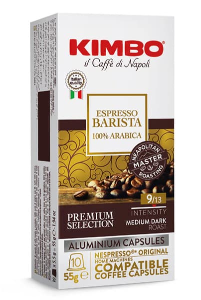 Kimbo Espresso Barista 100% Arabica Coffee Capsules 10Pcs