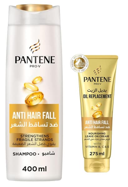 Pantene Pro V Anti Hair Fall Shampoo 400 Ml Oil Replacement 275 Ml