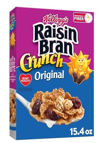 Kellogg's Raisin Bran Original Crunch Cereal 15.4Oz