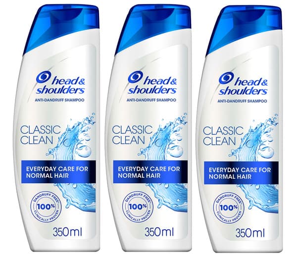 Head & Shoulders Classic Clean Anti-Dandruff Shampoo 3X350Ml
