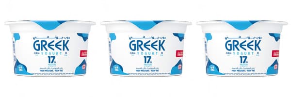 Kdcow High Protein Greek Non-Fat Yogurt 3X170G
