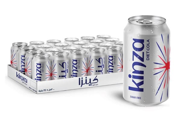 Kinza Sugar Free Diet Cola Carbonated Drink 24X300Ml