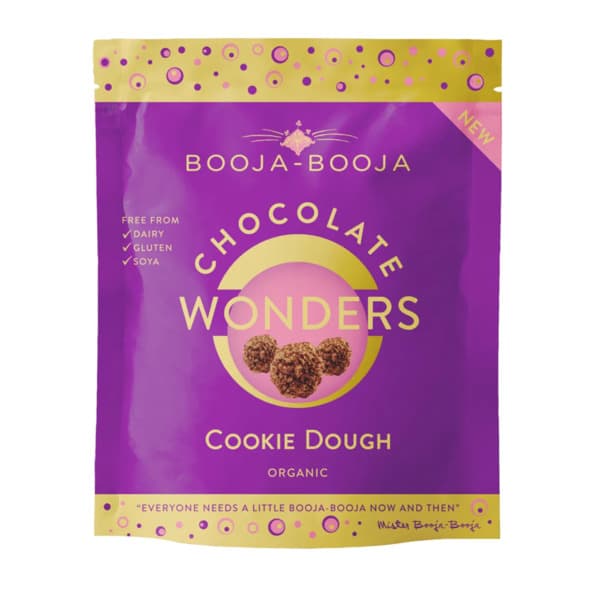 Booja-Booja Organic & Gluten Free Cookie Dough Chocolate 8X65G