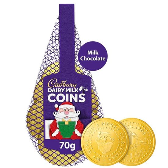 Cadbury Dairy Milk Coins Shaped Chocolate 70G