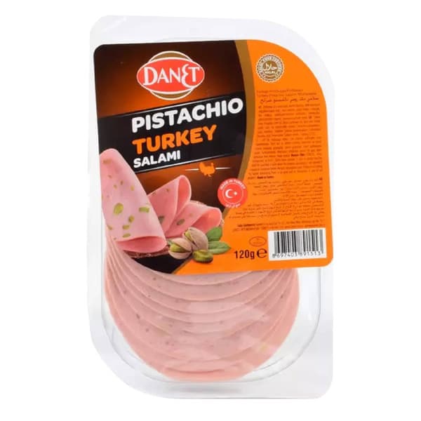 Danet Pistachio Turkey Salami 120G