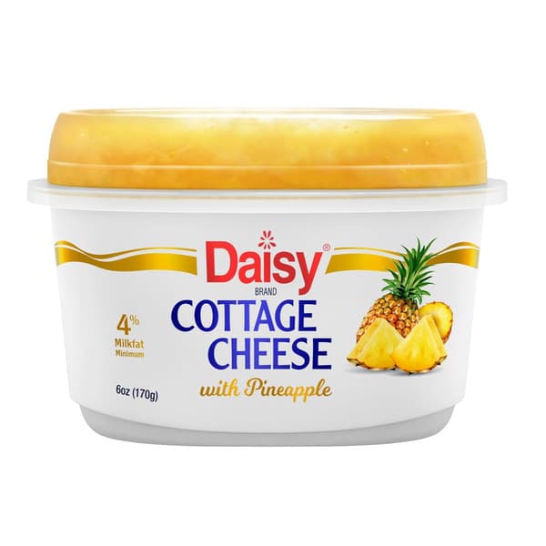 Daisy 4% Milk Fat Minimum Pineapple Cottage Cheese 170G